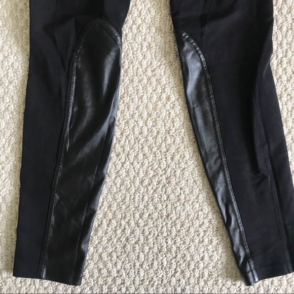 J Crew Gigi Pant with leather panel - Picture 2 of 4